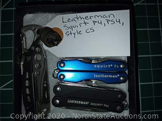 Leatherman Squirt P4, PS4, Style CS Knives