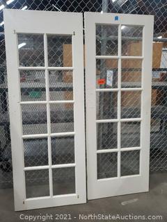 Glass Panel French Doors