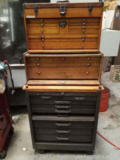Vintage H.Gerstner & Sons Tool Box and Chest (A)