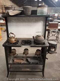 Antique Puritan 43 Stove w/Accessories 