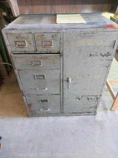 Cold Steel Tool Cabinet w/Contents