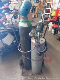 Oxygen And Acetylene Tank