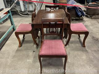 Drop Leaf Table With Chairs 