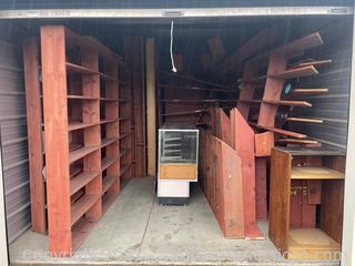 Lot of Shelves and Display Cases(All of Unit 283)