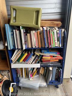 Rolling Cart with Books(270)