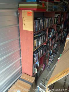 Wood Shelf with DVDs(270)