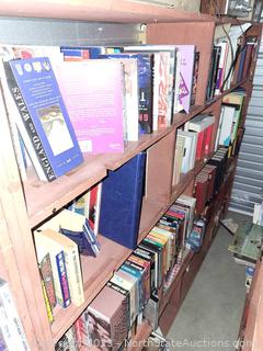 Shelf with Book , VHS , and Records(270)