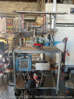 Shop Cart with Supplies