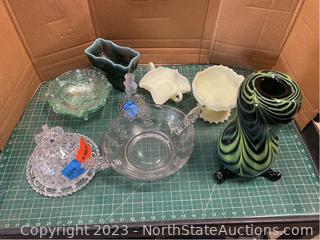 Lot of Decorative Glassware