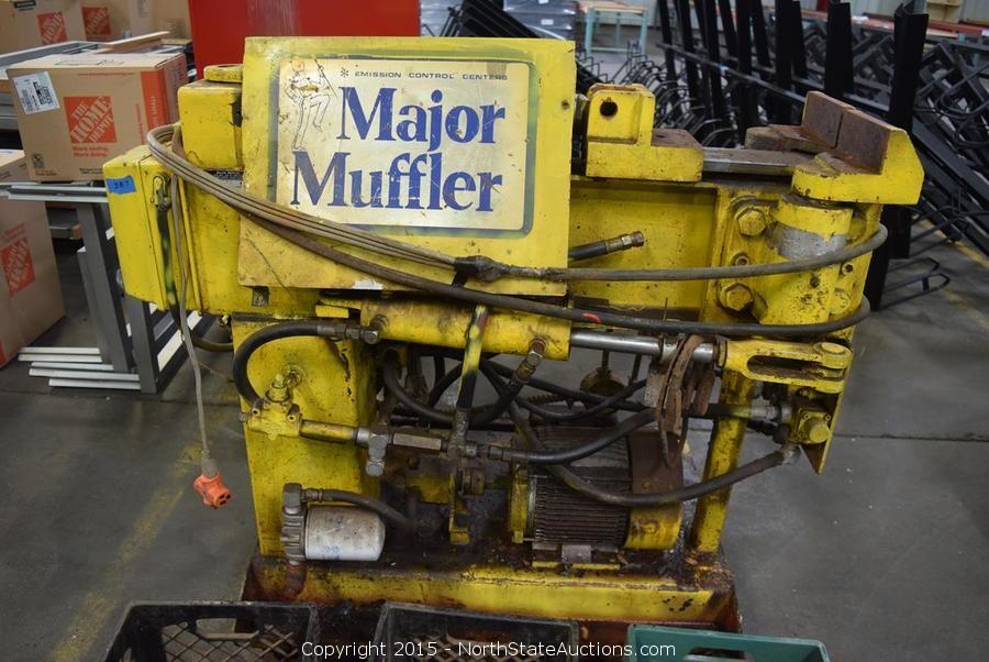 North State Auctions Auction August Summer Auction ITEM Major Muffler Pipe Bender Machine