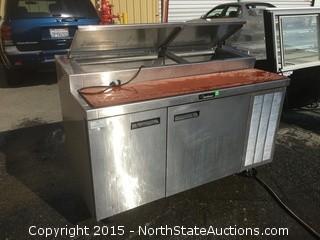 Delfield Stainless Steel Refrigerated  Prep Table 