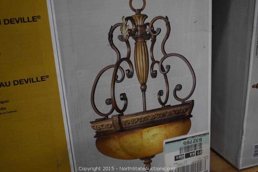 North State Auctions Auction Yet Another Big Box Returns Aucition Item Hampton Bay Chateau Deville Pendant Fixture