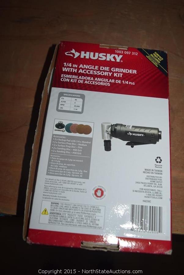 North State Auctions Auction Winter HomeDepot ITEM HUSKY 1/4in