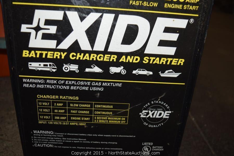 North State Auctions - Auction: Spring Home Auction ITEM: Exide Battery ...