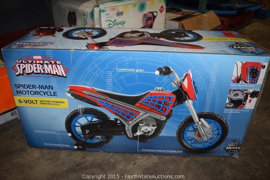 spiderman battery operated bike