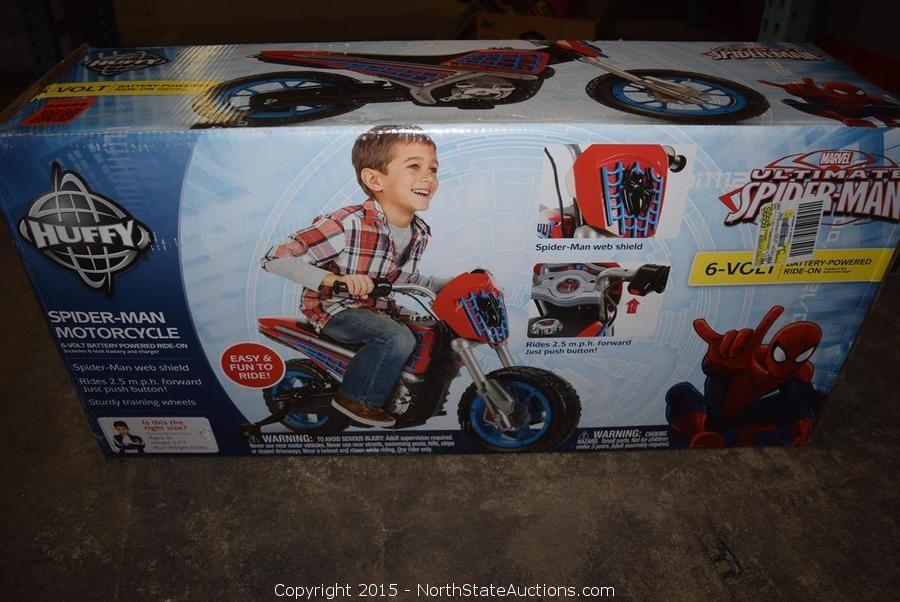 spider man 6 volt motorcycle