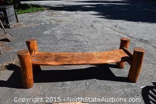Large Wooden Bench 