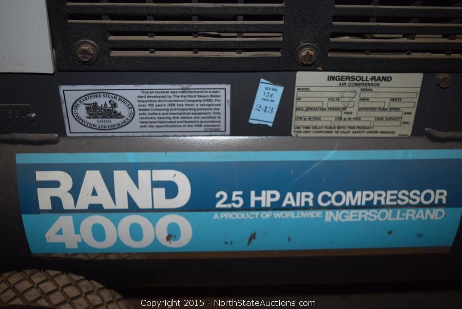 North State Auctions - Auction: Summer Home Auction ITEM: Rand 4000 Air ...
