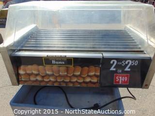 Star Grill-Max Roller Grills with Electronic Controls and Built-In Bun Drawer