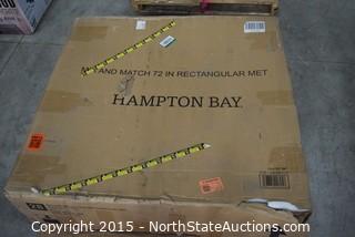 Hampton Bay Rectangular Metal Table 